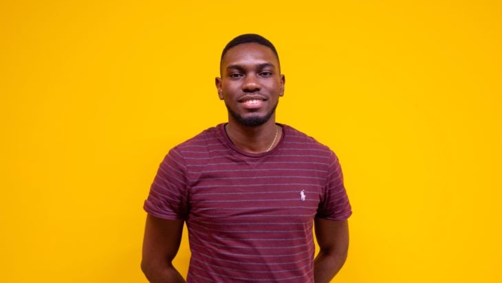 A photo of Seun smiling