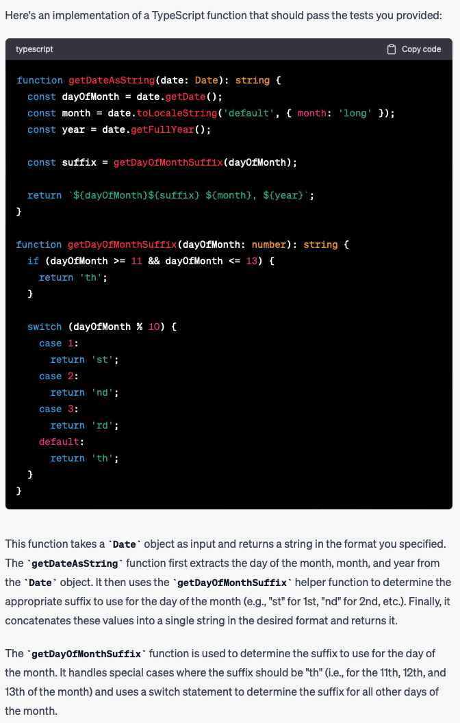 Code snippet sceenshot